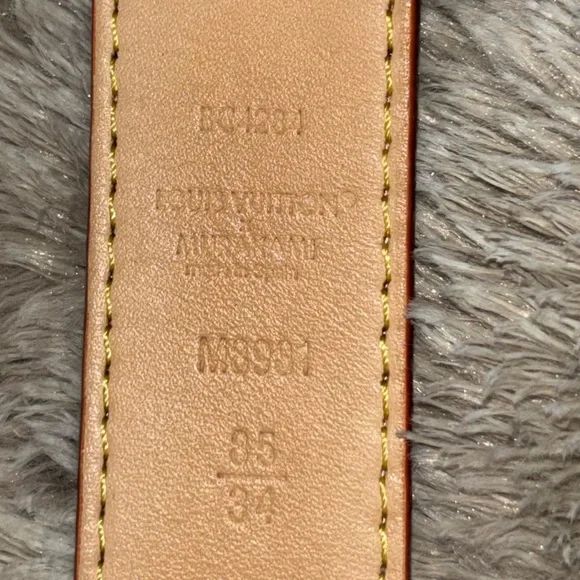 Louis Vuitton x Takashi Murakami D-ring 30mm belt - Picture 2 of 11